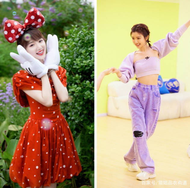 娃娃脸|娃娃脸给了毛晓彤太多自信,33岁打扮还像在校生,烫大妈卷也不老