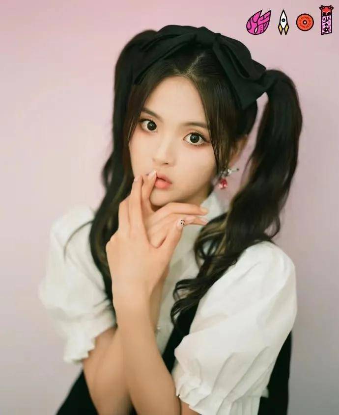 女神|赵露思、Rose的双马尾，治好了我的低颅顶！