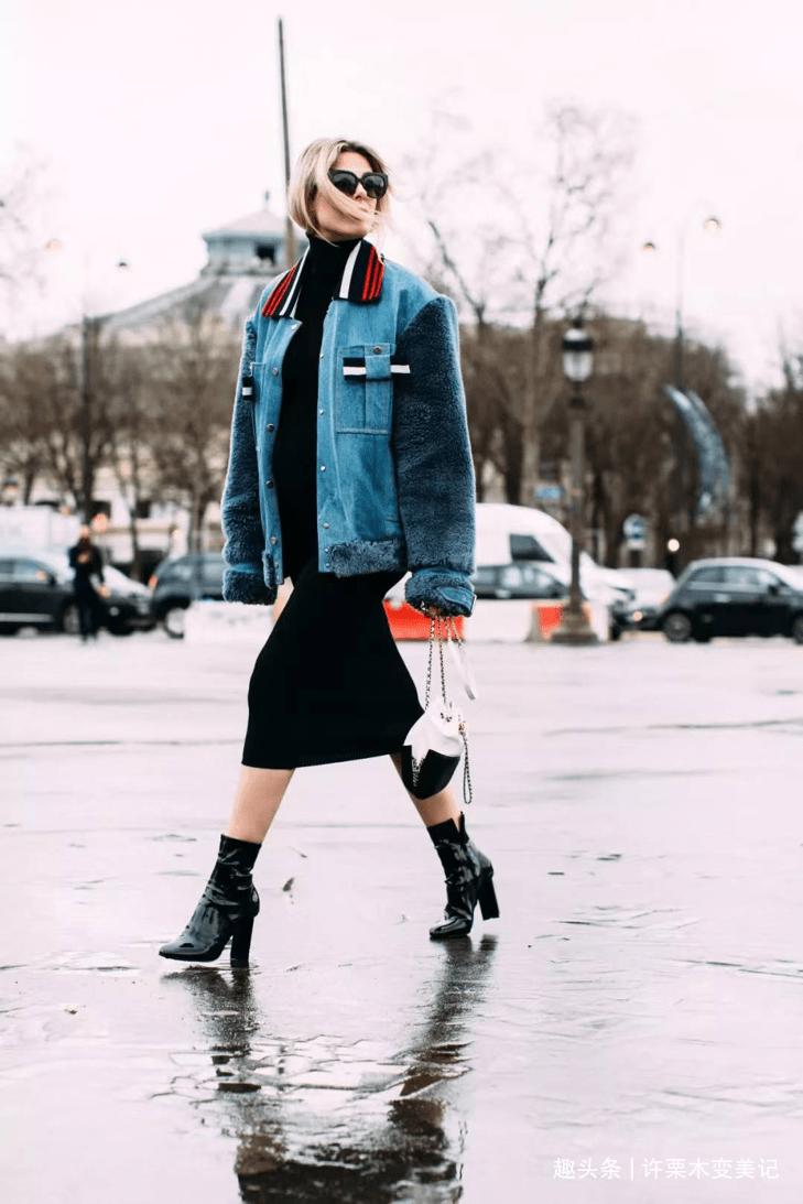 设计|立秋后,火了一种裙子叫“呢子裙”,优雅显贵,很适合30+女人