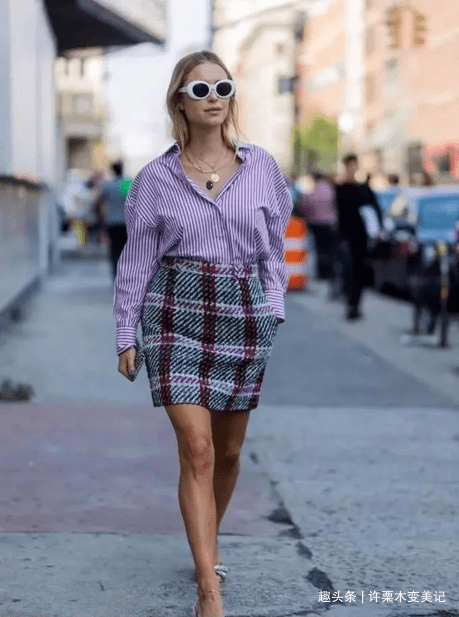 设计|立秋后,火了一种裙子叫“呢子裙”,优雅显贵,很适合30+女人