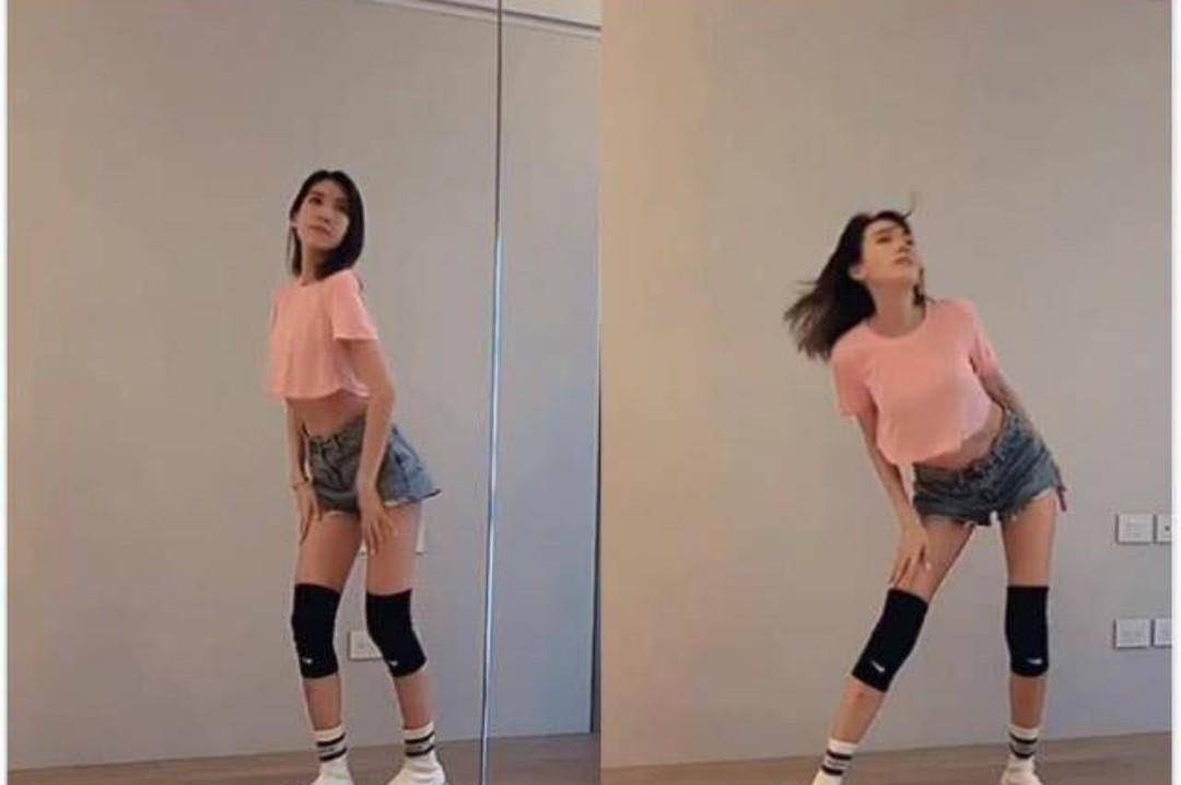 林志颖|林志颖娇妻不止热舞时爱穿背心，看赛车也穿背心，35岁依旧很少女