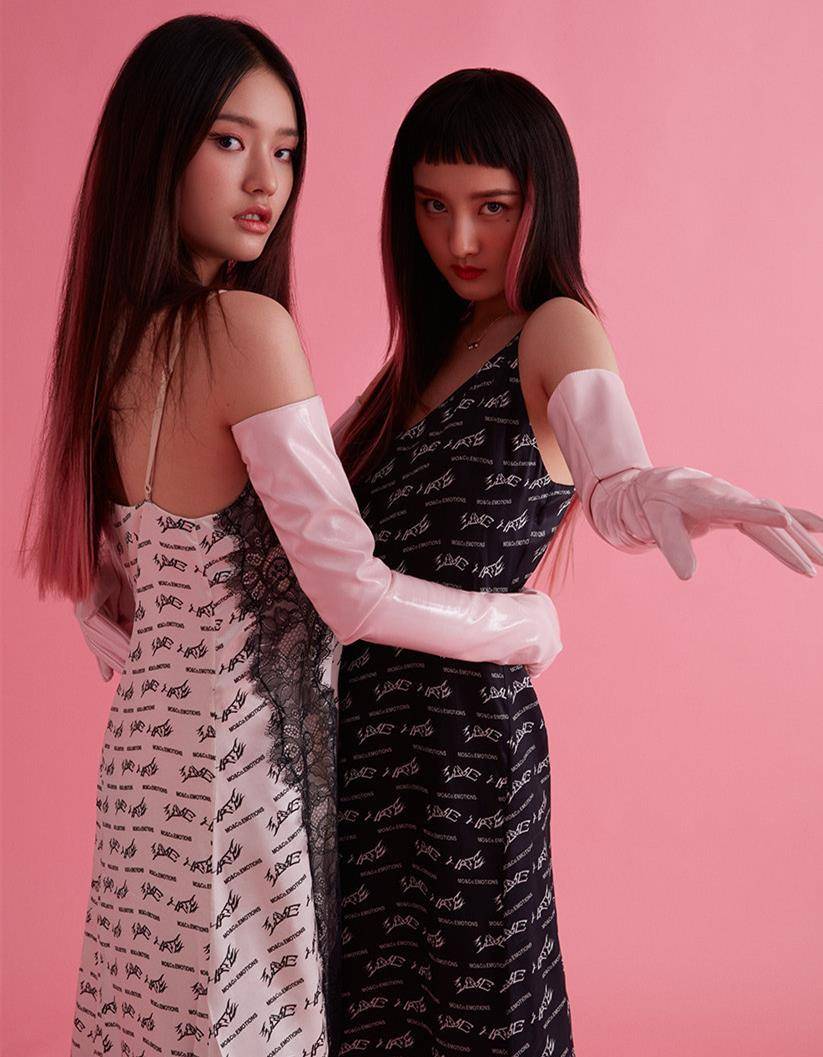 黑色|宋祖儿林允变双生姐妹花,拍二次元风格写真,却被说非主流?