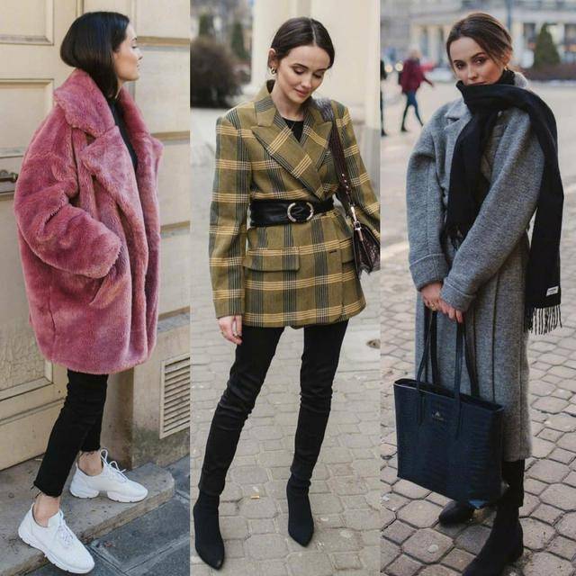 黑色|24套舒适简约的穿搭示范！温暖洋气还时髦，低调实用又有质感