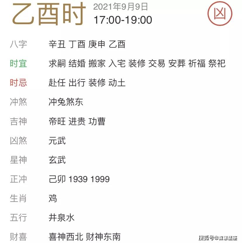 每日宜忌老黄历2021年9月9日