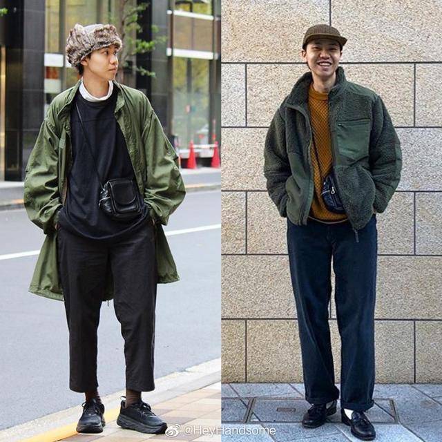 整体|日式穿搭一般是以宽松，舒适为主的，当然，颜色搭配也是很重要的一点