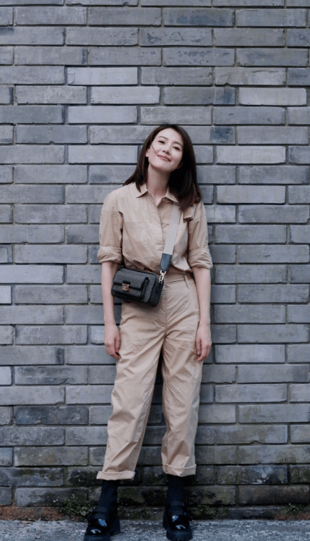 设计|高圆圆新街拍帅气十足!穿工装美成霸气总裁,气场全开竟然无人敌
