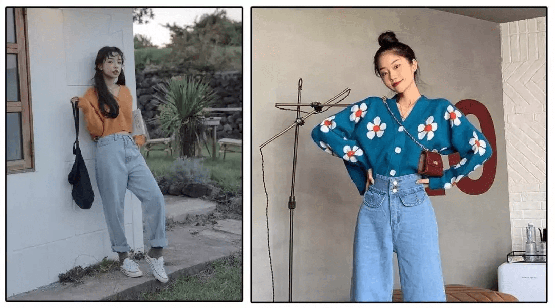 条纹|初秋针织衫，舒服百搭显气质，上身直男斩