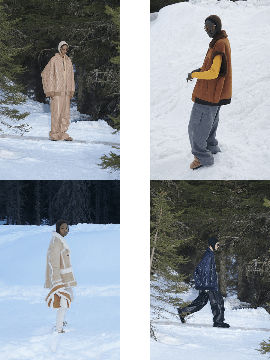 对比|Miu Miu 2021秋冬，臃肿滑雪服温暖，还可以兼顾时尚吗？