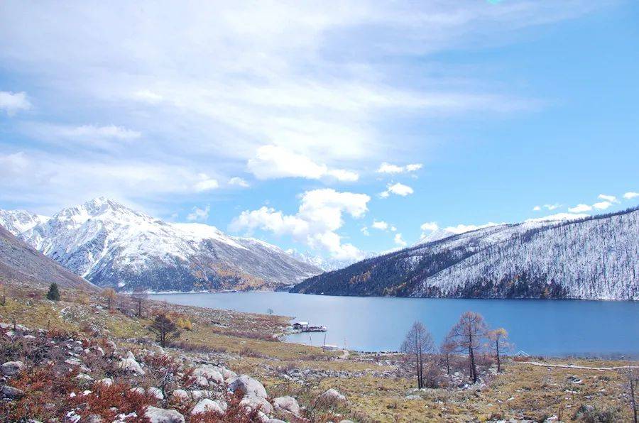 康定情歌木格措初秋风光游客实拍分享