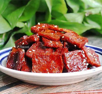 汤汁|上海特色小吃——蜜汁豆干