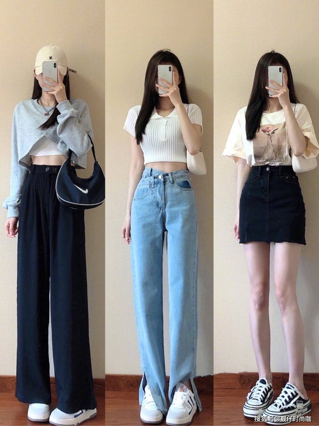 青春|初秋高性价比穿搭来啦，一双鞋子搭配不同服装，风格差异巨大！
