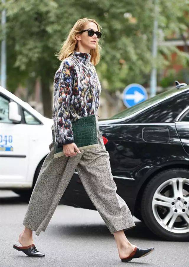 视觉|时尚穿搭 | 9分裤+平底鞋=早秋绝配