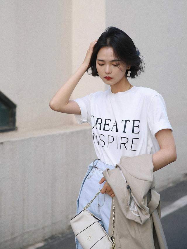 显高|果然，西服外套还是配“牛仔裤”才洋气，显高显瘦，关键还耐看