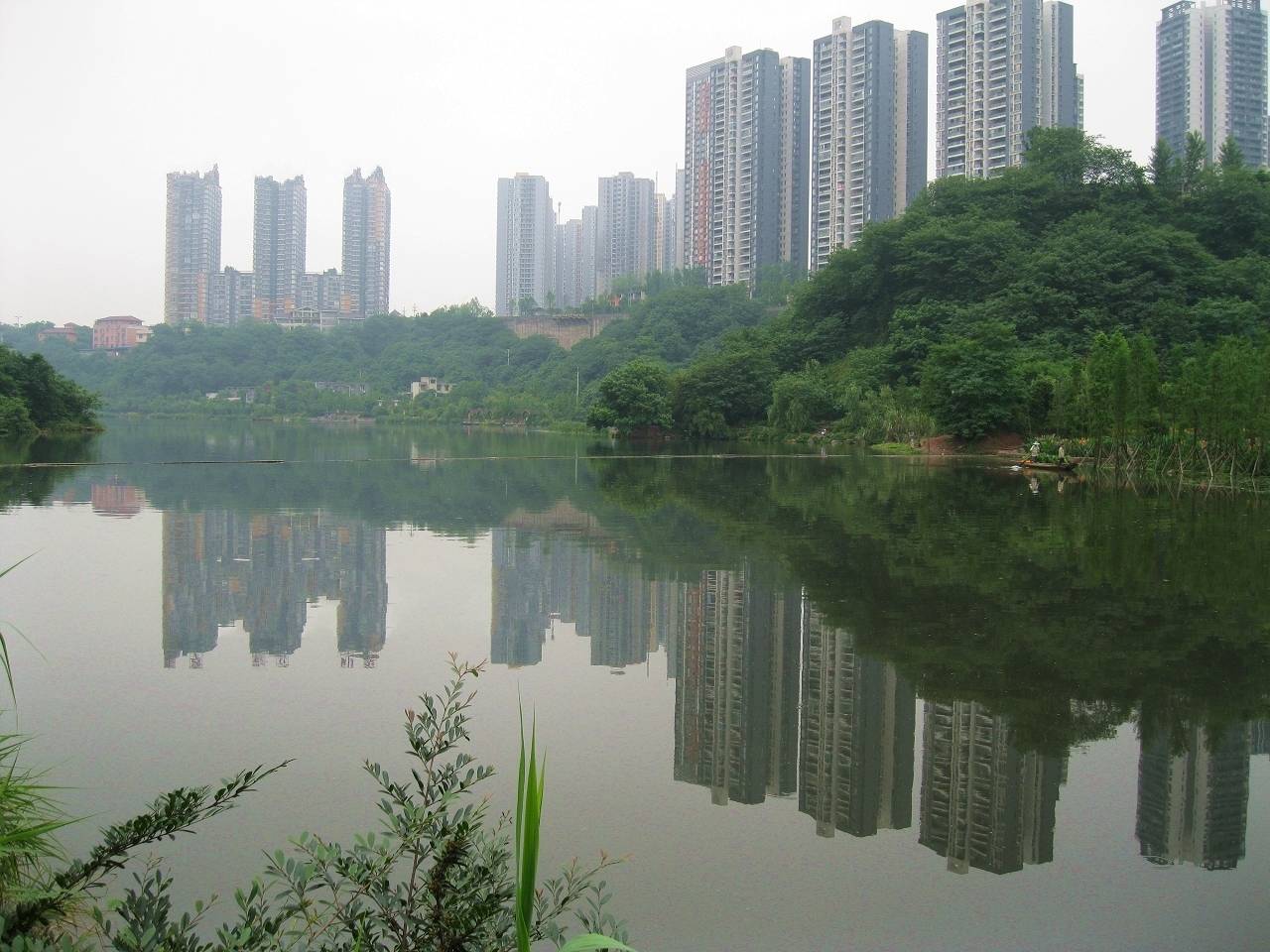 重庆人气很高的公园，原是臭水沟，后耗资7.3亿打造成湿地公园