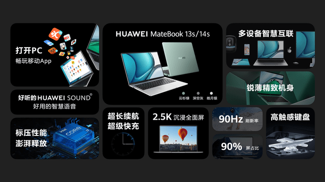 手机|智慧化不断加码 华为MateBook 13s/14s惊喜不断