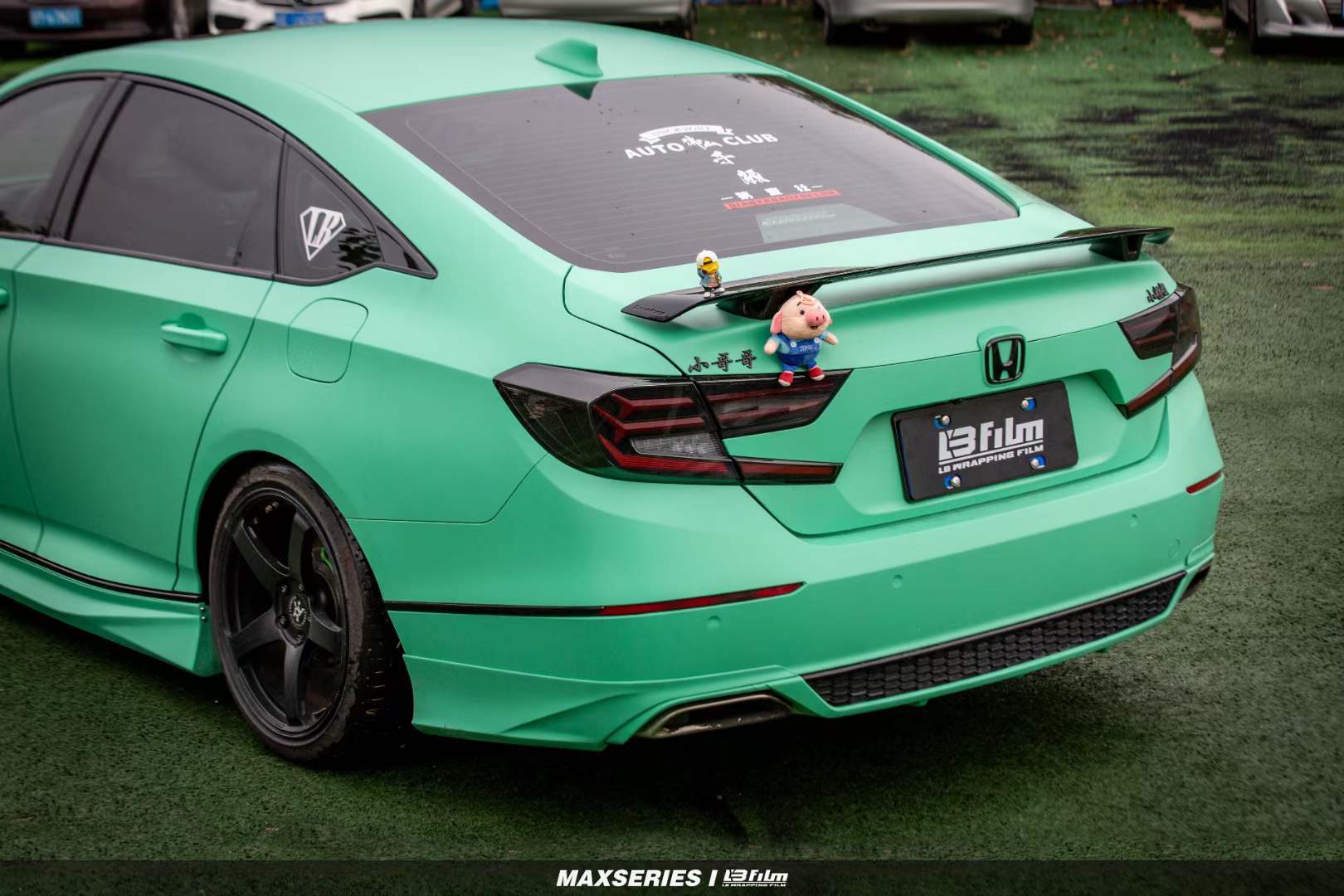 一款独一无二的绿lbfilm改色膜消光抹茶绿