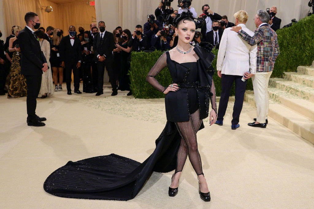 麦茜·威廉姆斯出席metgala 暗黑哥特装扮搞怪独特
