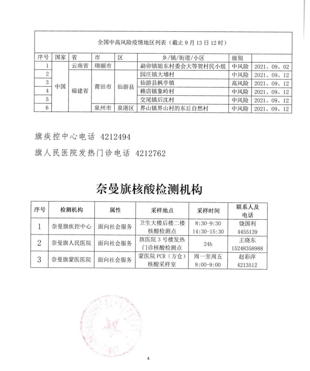 防控|【奈曼权威发布】防控指挥部第14号通告！