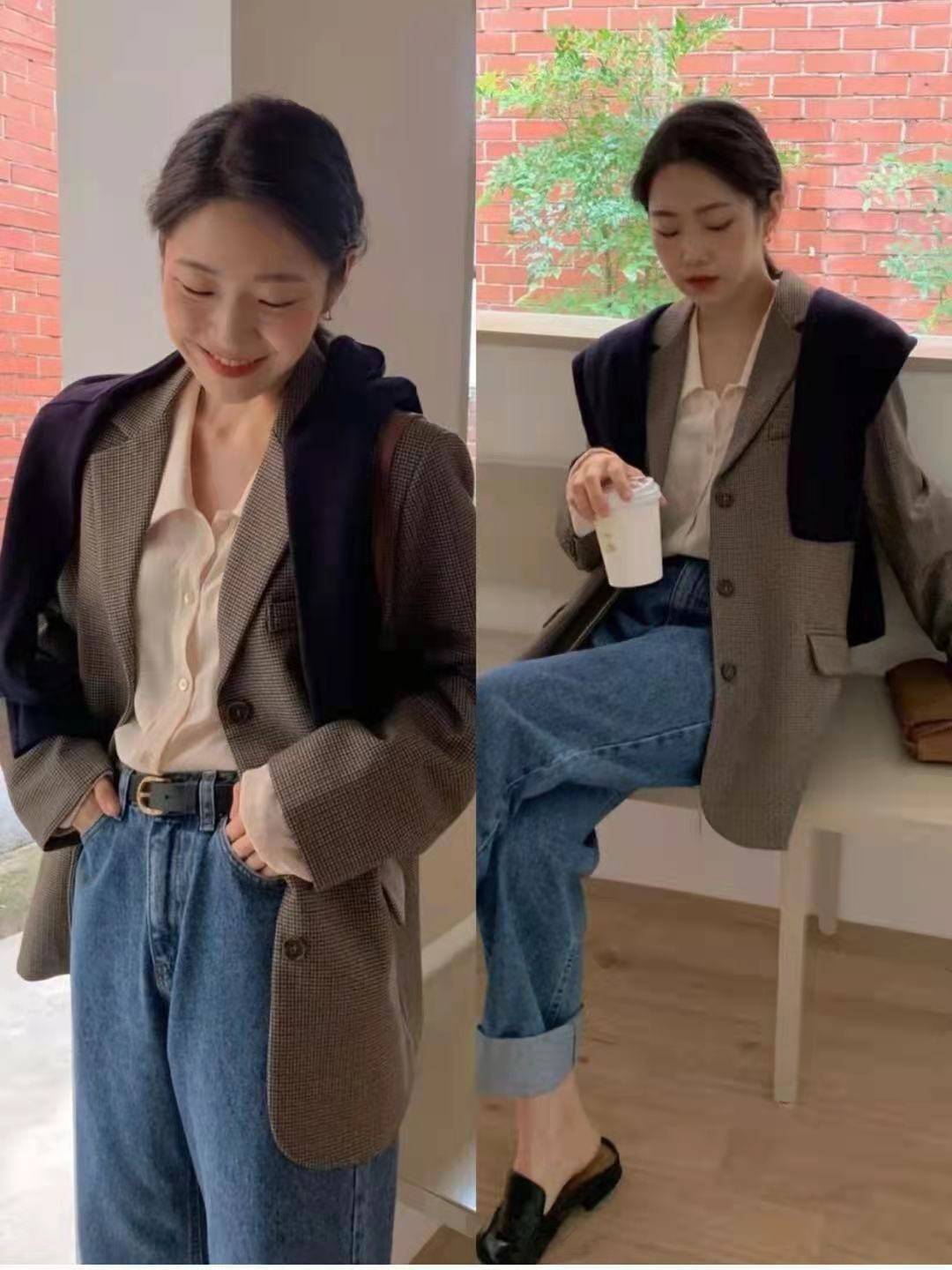 黑色|普通的牛仔裤也可以穿出chic！打造出好气质