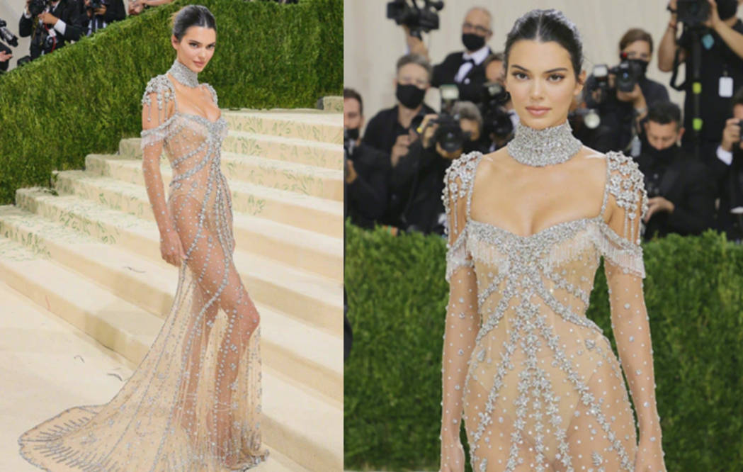 一身|绝美！詹娜梦幻长裙惊艳红毯，神似赫本，又是羡慕布克的一天