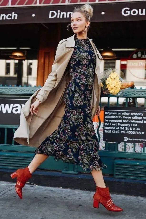 风衣|秋季穿搭没头绪？这样穿轻松美出时尚感！