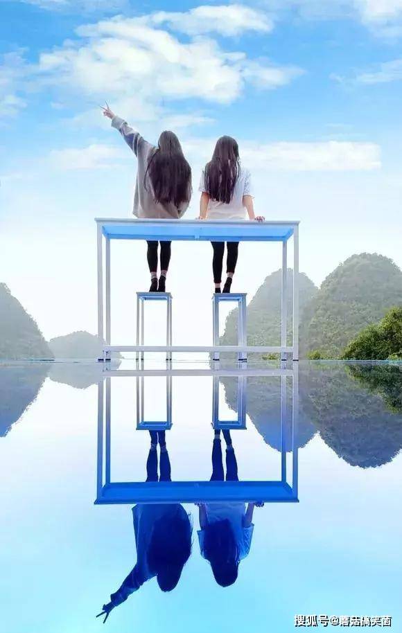 广西有个“天空之镜”春节开放！南宁游客：比茶卡盐湖还美