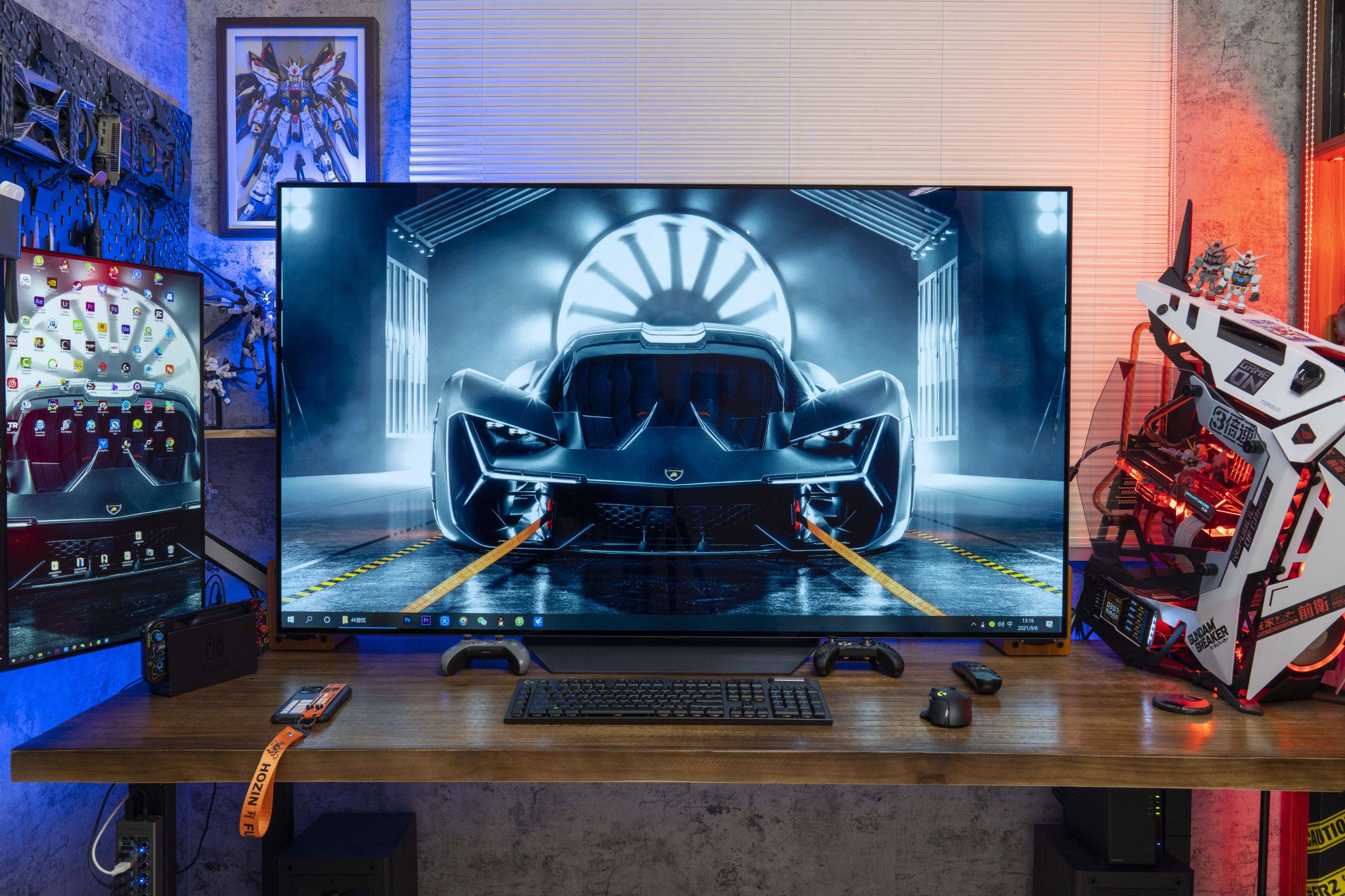 原创用65寸大屏打造专属游戏影音室lgb165寸oled电视体验分享