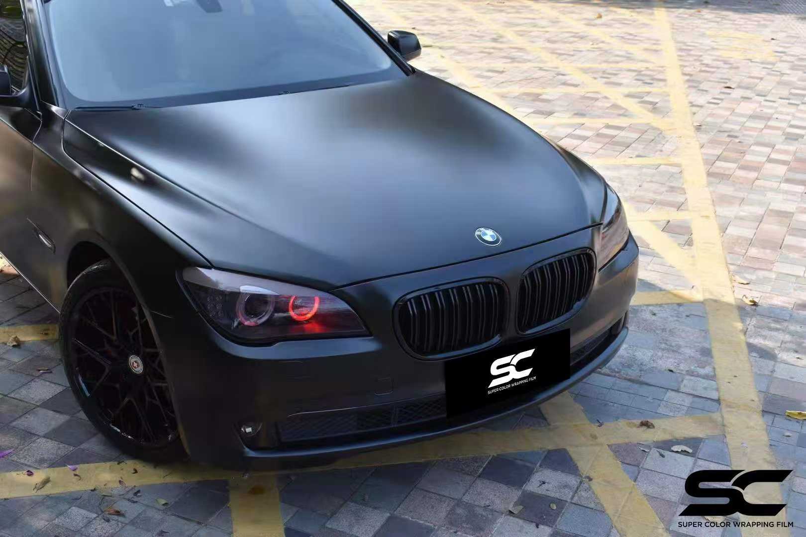 宝马730全车贴膜sc改色膜陶瓷黑