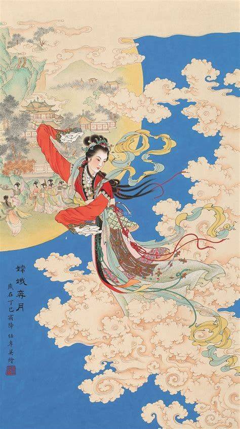 原创中国古代神话故事之三嫦娥奔月