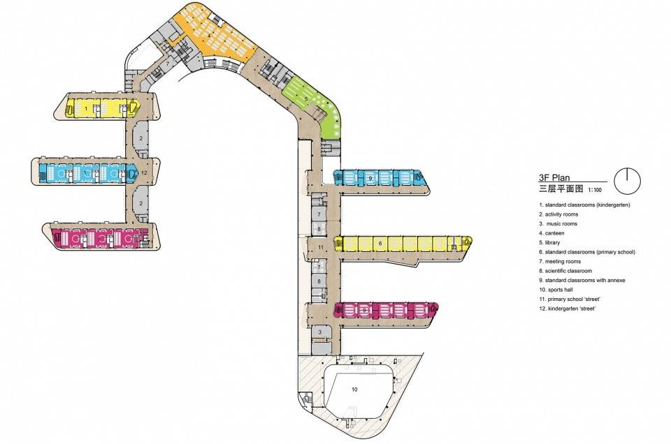 设计|幼儿园和小学一体的贵族学校，这设计真绝！