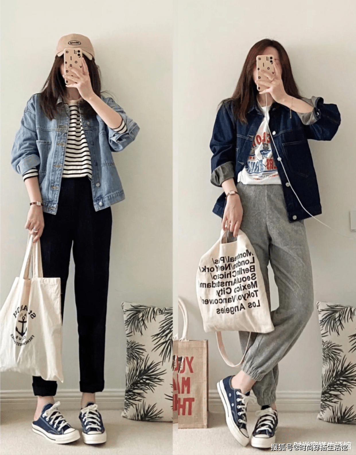 身材 最近火了一种外套：叫”牛仔外套“，青春时尚谁穿谁好看