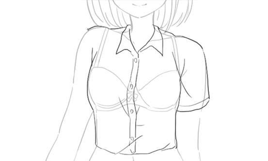 画法 各类高中生制服的绘画方法