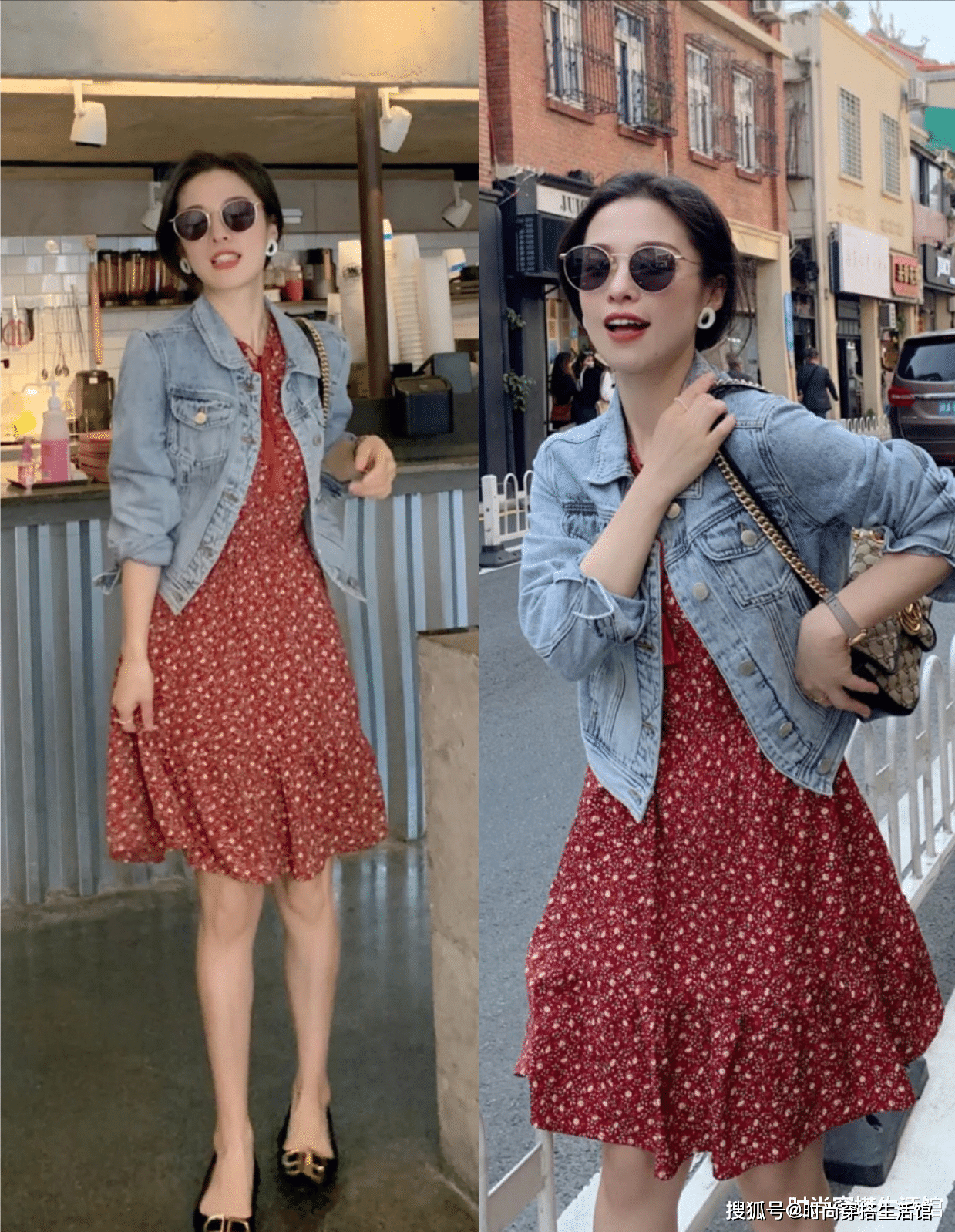 身材 最近火了一种外套：叫”牛仔外套“，青春时尚谁穿谁好看