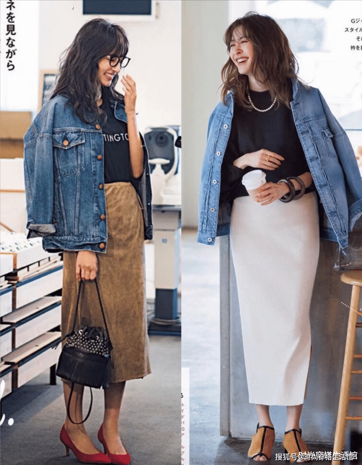 身材 最近火了一种外套：叫”牛仔外套“，青春时尚谁穿谁好看