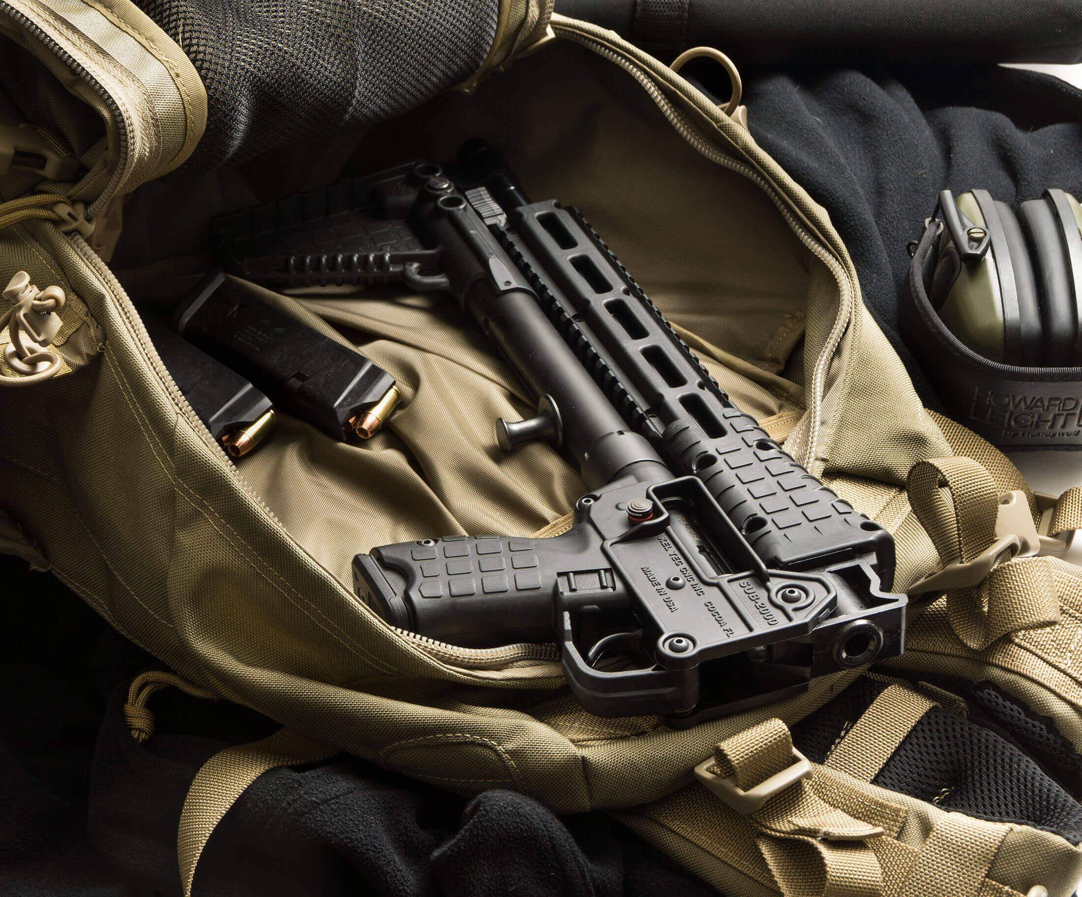 sub cqb卡宾枪:全枪180度折叠,消音枪管,这杆卡宾枪有点彪悍