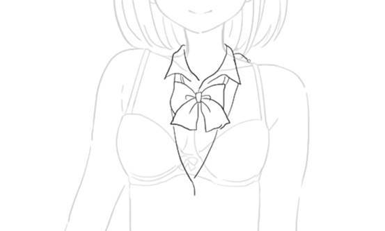 画法 各类高中生制服的绘画方法