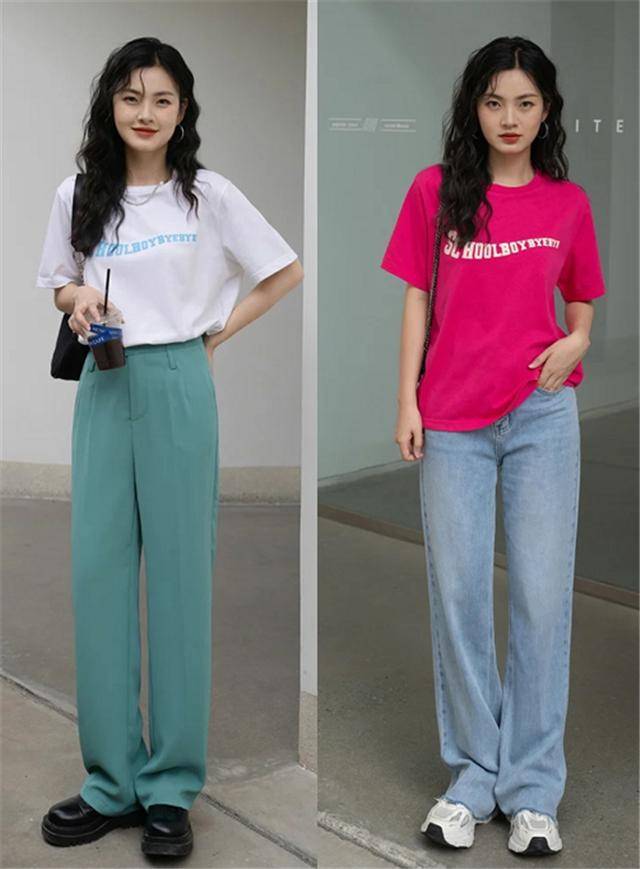身材 阔腿裤怎么穿好看？18套经典的“搭配指南”送你，直接套用准没错