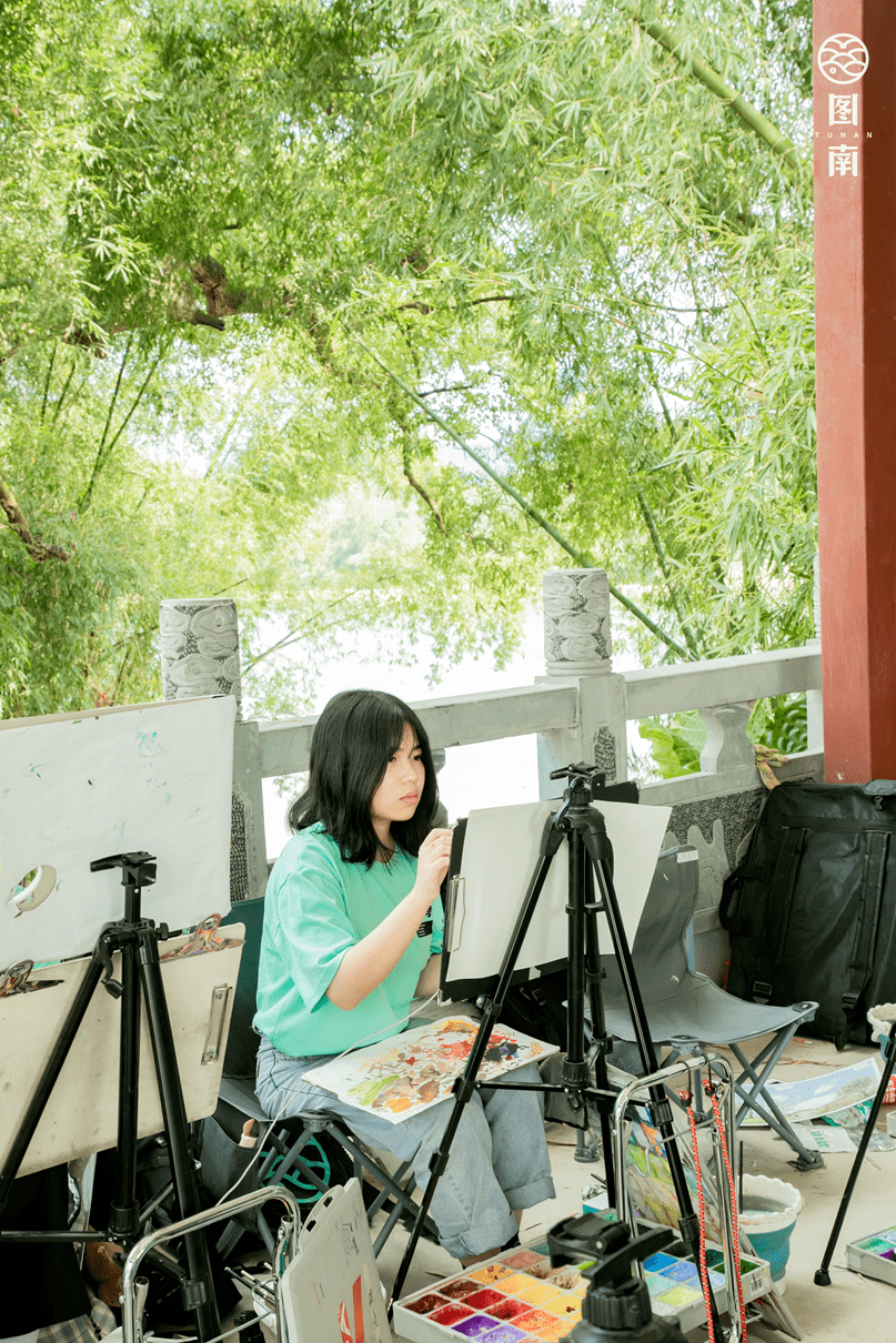 图南画室写生季 | 桂子阳朔翠微行,阡陌纵横入画来