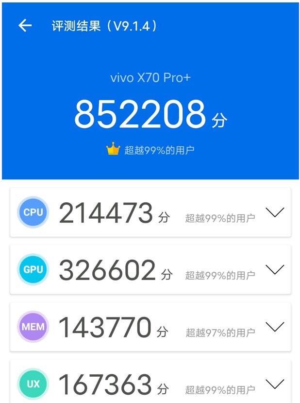 画面|高端旗舰代表作！vivo X70 Pro+性能、影像皆出众