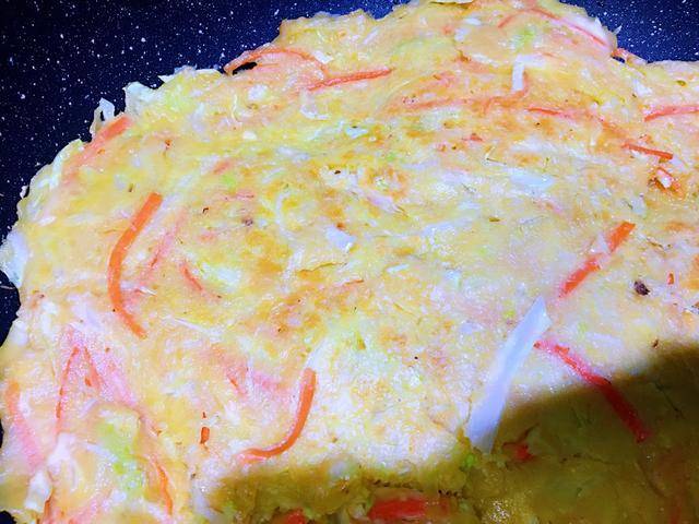 煎饼|早餐吃蔬菜蛋饼,营养又省时,几分钟搞定,再也不担心吃不上早餐