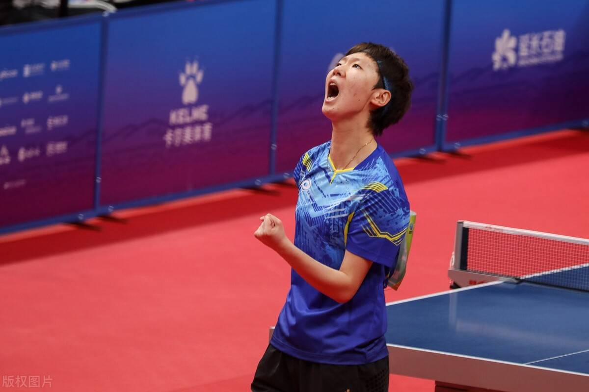 王曼昱战胜孙颖莎夺全运会女单，2021全运会王曼昱对孙颖莎