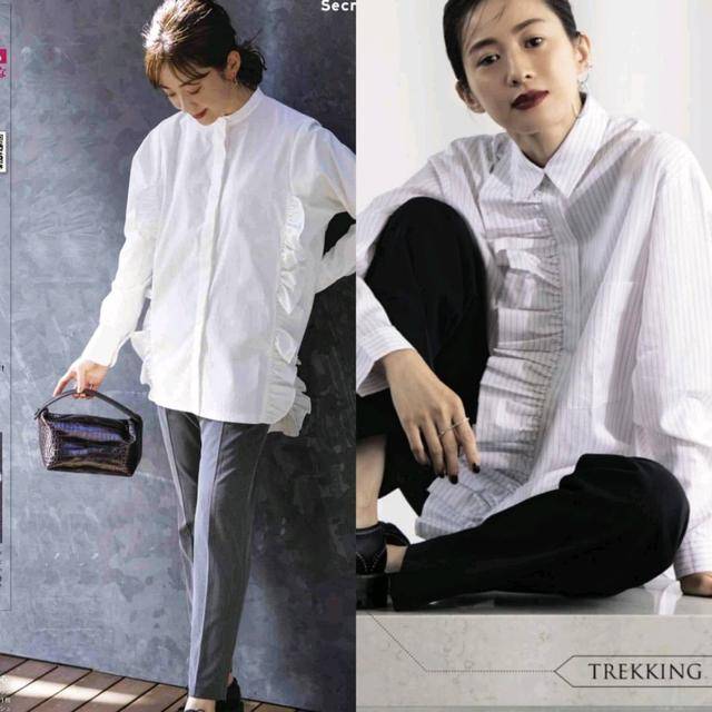 气质 大龄女性气质白衬衫，不愁怎么穿，内搭外穿都亮眼