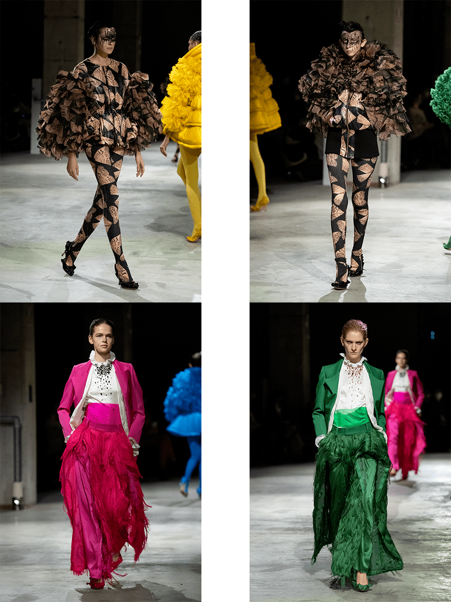 颜色 Undercover 2021秋冬，从不同的角度出发，以个人和情感化来阐释潮流