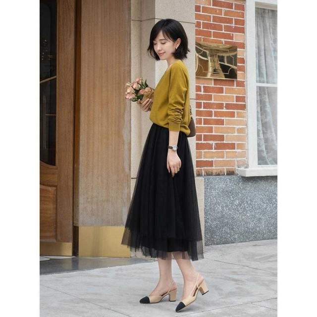 设计 秋季怎么少得了针织衫?搭配半身裙或阔腿裤,简约温柔还洋气