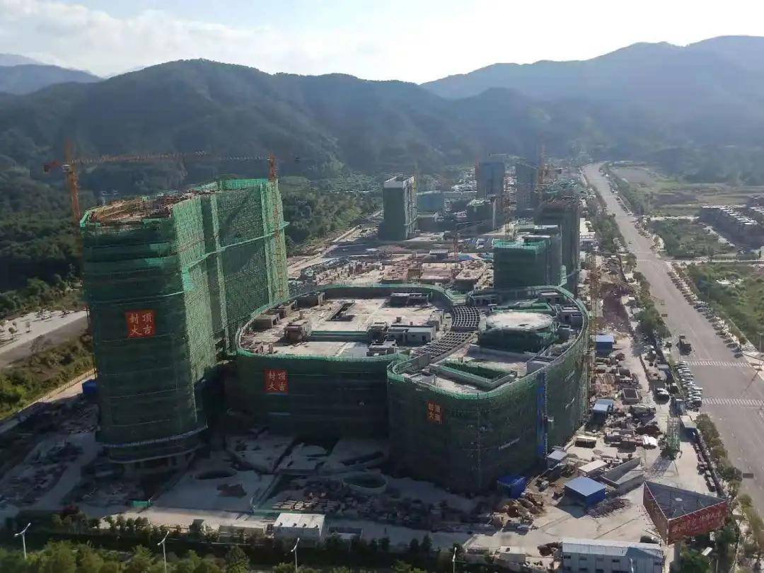 关注!三明市第一医院生态新城分院项目一期实现全楼栋封顶