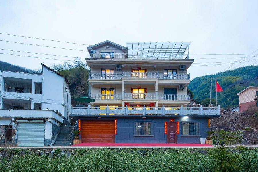 诸暨东白湖静谧的乡村田园民宿亲近自然的世外桃源