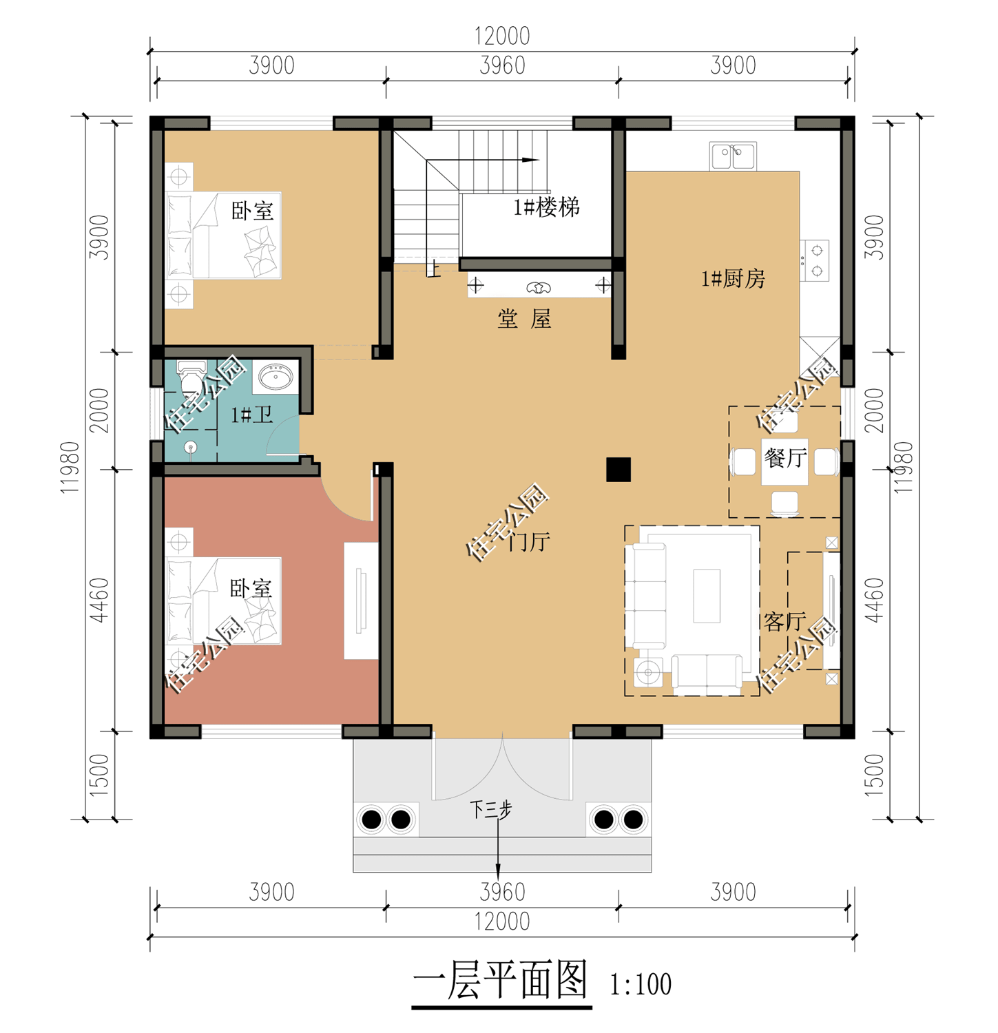 30万的预算,能在农村建什么样的房子?8套图纸看看你喜欢哪一套