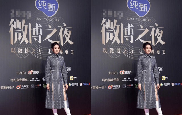 黑色 李小冉的身材真的绝，40+都能穿出A4腰，成熟优雅魅力太加分