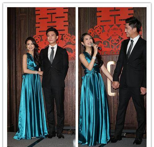 老公 林依晨和老公感情真好，穿缎面裙子展示好身材，老公的气场也不差