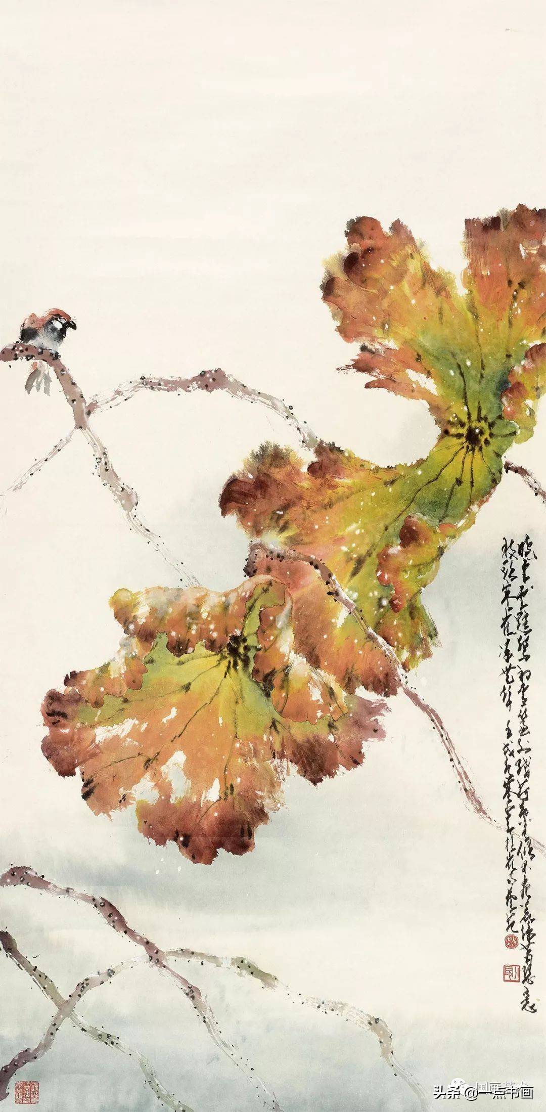 赵少昂 荷画欣赏与画荷经验谈_荷花_荷叶_曾见满